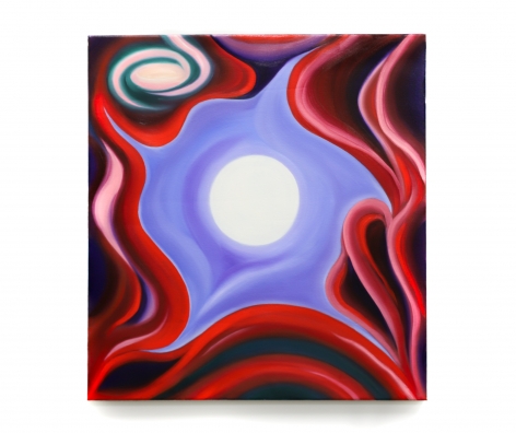 Zoe McGuire  Rose Eye, 2021  Oil on canvas  71 x 66 cm / 28 x 26 in