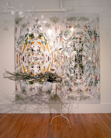 Judy Pfaff  Installation view  Solo Exhibition at Gaa Gallery - Provincetown  May 31 - July 15, 2019